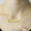 Customized Personalized Creative DIY Heart-Shaped Letter Name Necklace, Valentine's Day Gift, for Teenager