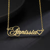 Customized Personalized Creative DIY Heart-Shaped Letter Name Necklace, Valentine's Day Gift, for Teenager