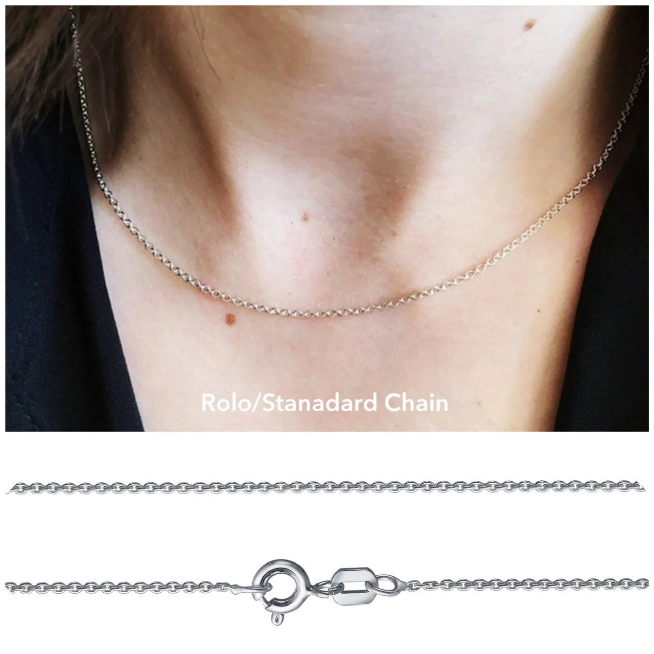 Personalized Necklace with Heart & 2 Names