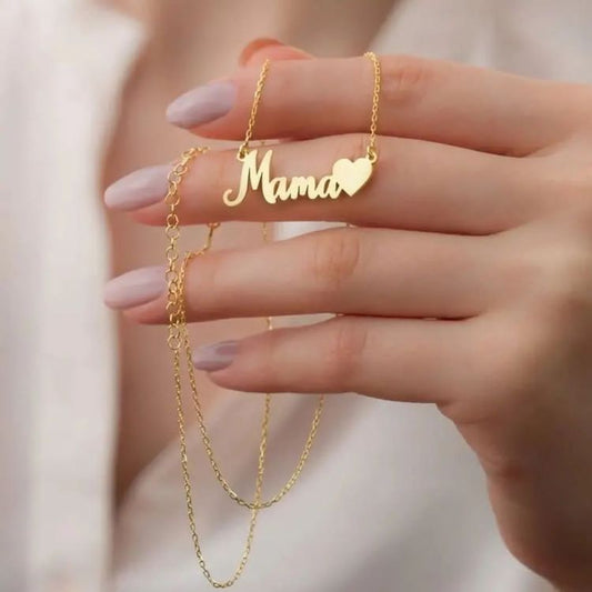 Cute Name and Heart Necklace